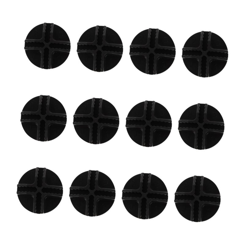 12Pcs Black Closet Buckles for DIY Pet Cage Connectors Easy Installation Sturdy Shelf Parts Home Organization - Image 2