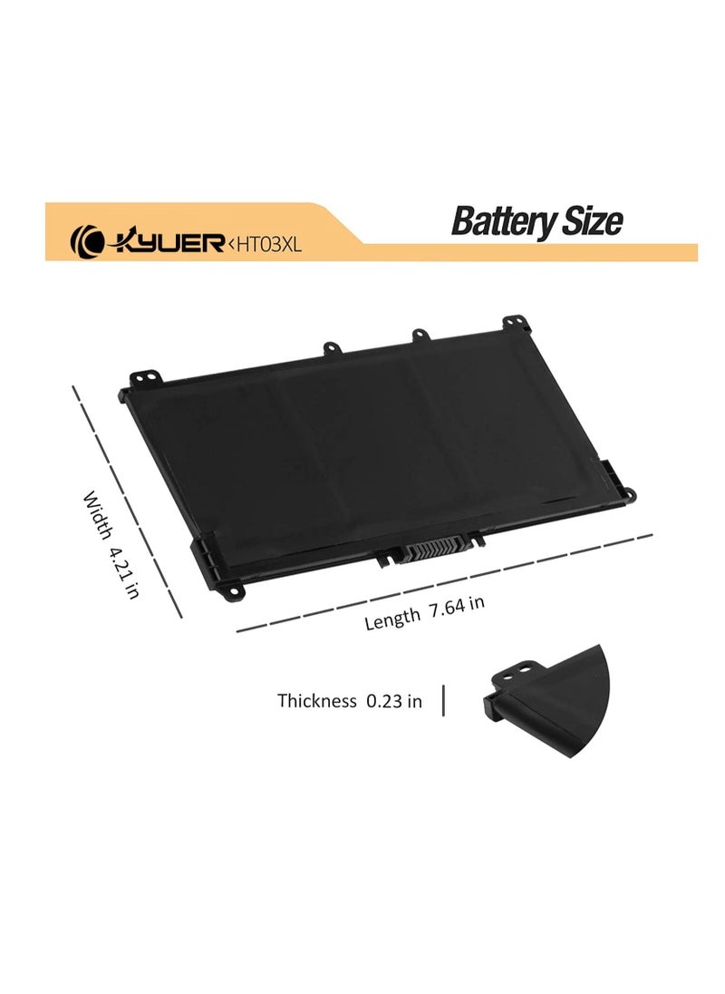 Generic - HT03XL HT03041XL Battery L11119-855 for HP Pavilion 15-CS 15-CW 15-DA 15-DB 15-DQ 15-DW 14-CE 14-CF 14-CK 14-DH 14-DK 14-DQ 17-CA 17-by HSTNN-UB7 J HSTNN-DB8R HSTNN-DB8S L11421-2C2 L11421-542 - Image 1