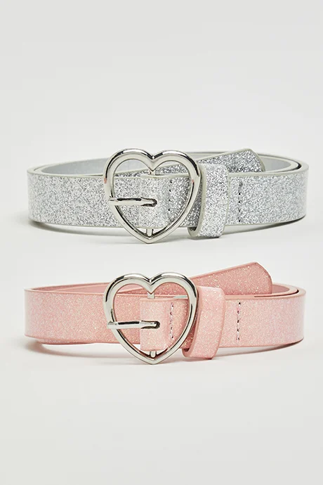 R&B 2 Pack Glitter Belts