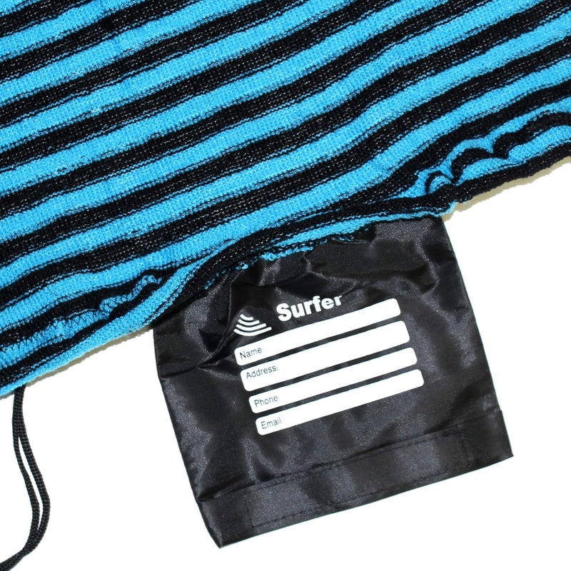 Tidal Wake TAG-IT Pointed Nose Surf & Wake Board Sock Bag with Built-in Name Tag, 52-53" Personalize with Your Name! - Image 3