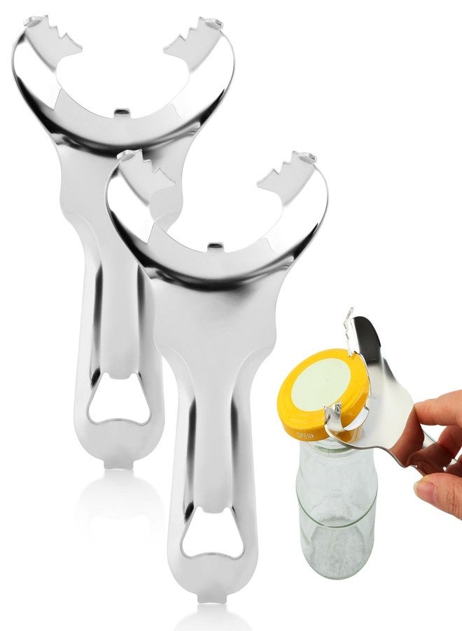QWLWBU 2 PCS Mason Jar Opener No Lid Dents or Damage,Multi-Purpose for Bottle Opener and Various Lids Canning Jar Opener,Easy Twis-t Manual Handheld Top Remover Bottle Opener Made For Lifetime - Image 1
