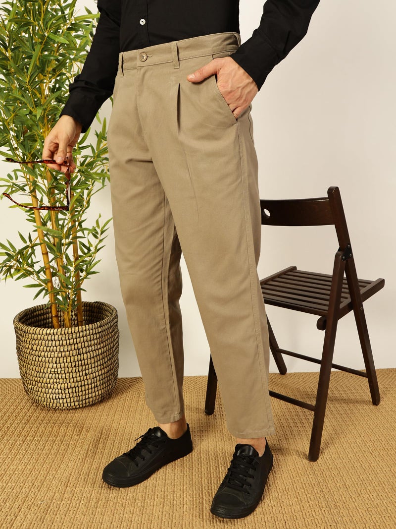 Thomas Scott Men 100% Cotton Straight Fit Chino Trouser (TSB029_Midgrey, 32) Mid Grey - Image 5