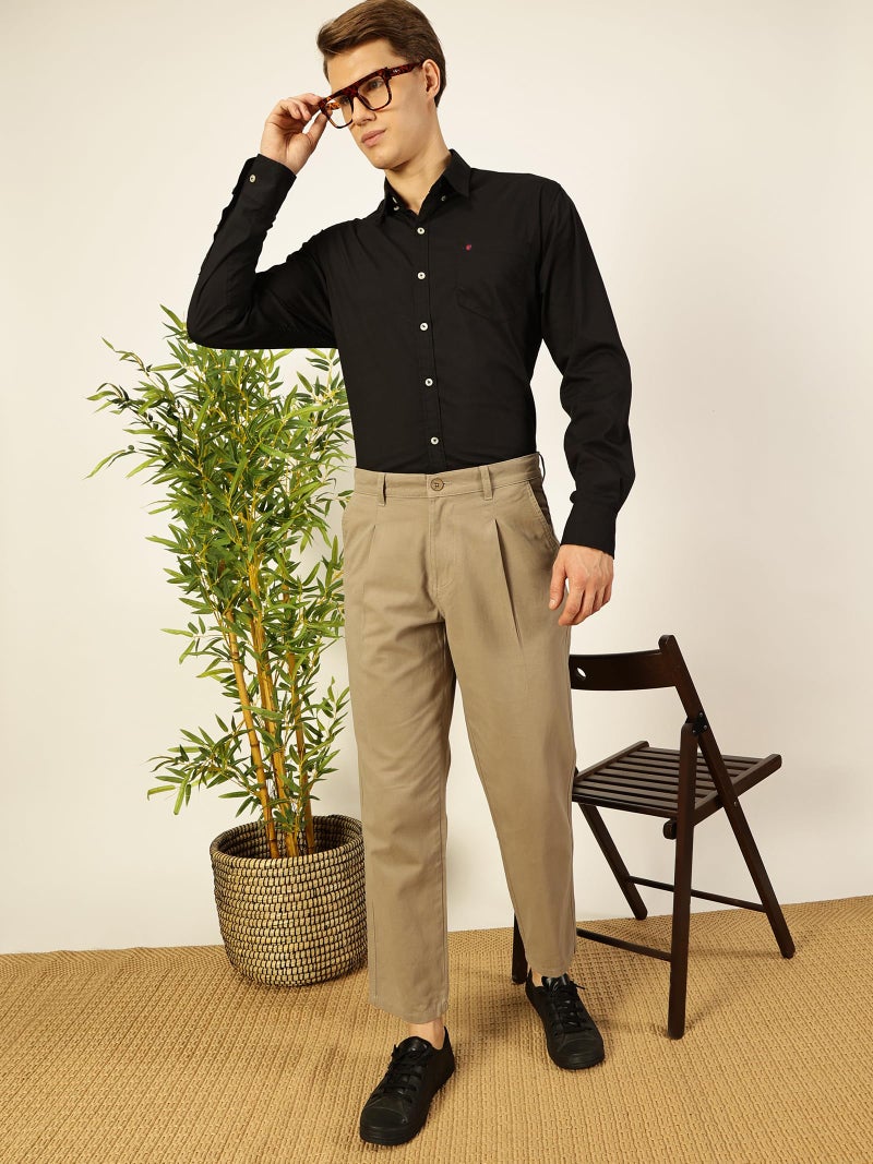 Thomas Scott Men 100% Cotton Straight Fit Chino Trouser (TSB029_Midgrey, 32) Mid Grey - Image 4