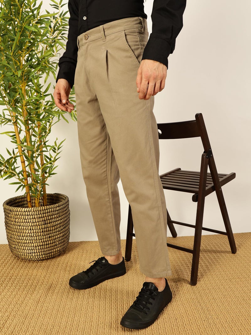 Thomas Scott Men 100% Cotton Straight Fit Chino Trouser (TSB029_Midgrey, 32) Mid Grey - Image 2