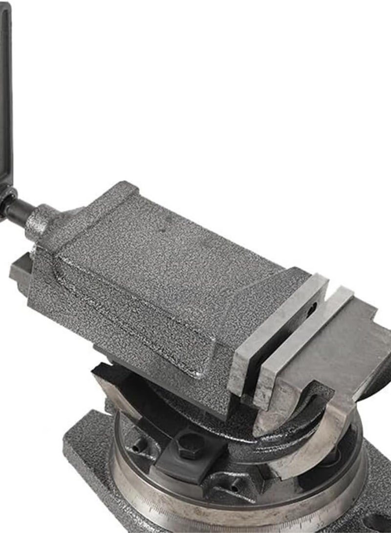 GGOOT 2 Axis Tilting Vice, 100 mm Adjustable Hardware Swivel Jaw Clamp, Cross Slide Vice Work Bench Tool, 360° Adjustable Angle, Tilting Angle Vice for Drilling Milling Grinding  - Image 3