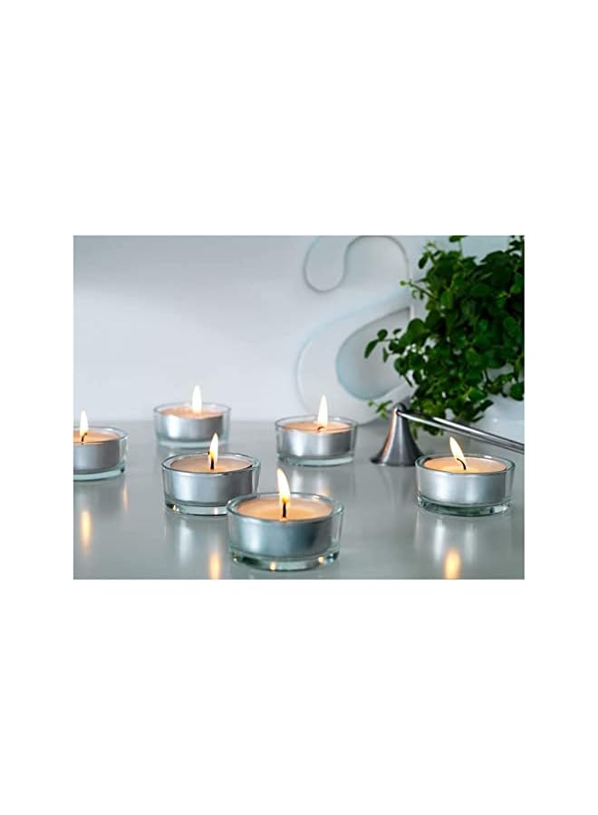 PROMASS Decorative Candles Small Tealight Scented Candles Pack of 50, Perfumed Candles Home Decor, Dinner, White, SELZ-TMM - Image 5