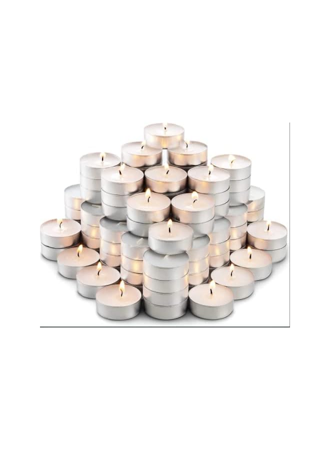 PROMASS Decorative Candles Small Tealight Scented Candles Pack of 50, Perfumed Candles Home Decor, Dinner, White, SELZ-TMM - Image 4
