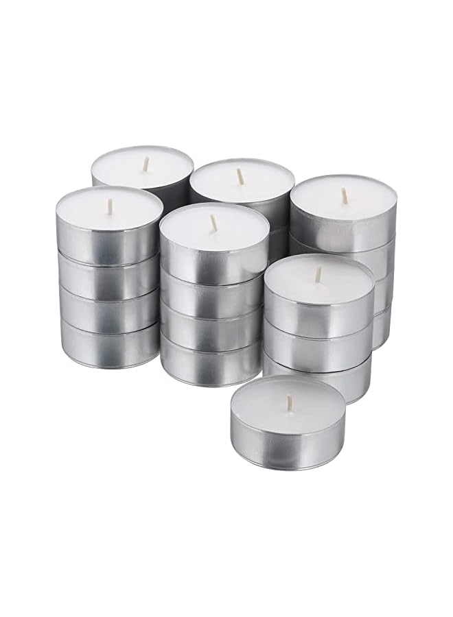PROMASS Decorative Candles Small Tealight Scented Candles Pack of 50, Perfumed Candles Home Decor, Dinner, White, SELZ-TMM - Image 3