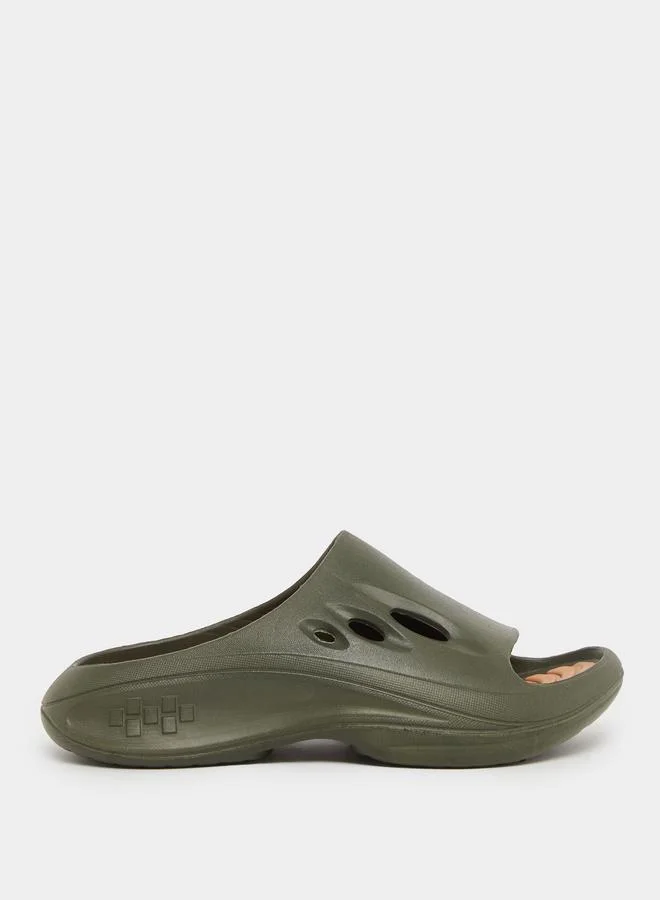 ستايلي Styli Plain Cut Out Chunky Slides