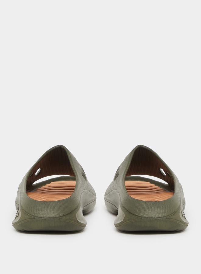 Styli Styli Plain Cut Out Chunky Slides  - Image 4