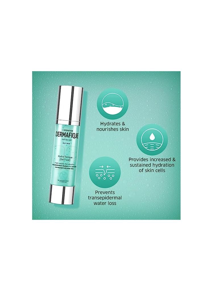 Dermafique Hydratonique Gel Fluid Hydrating lightweight moisturizer with Niacinamide and Vitamin E - Image 4