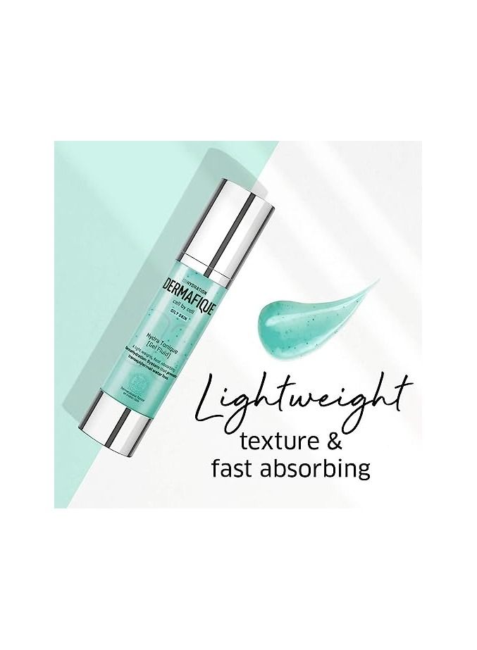 Dermafique Hydratonique Gel Fluid Hydrating lightweight moisturizer with Niacinamide and Vitamin E - Image 3