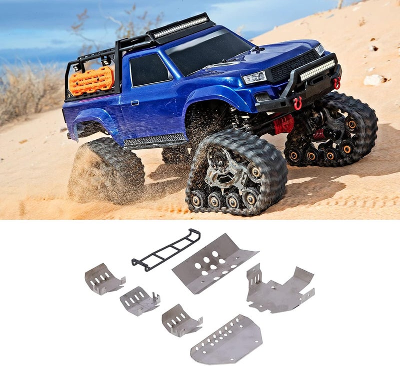 RC Crawler Chassis Armor Protection Skid Plate Stainless Steel - Image 4