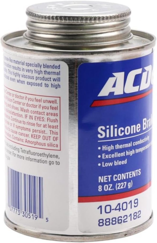 إيه سي ديلكو ACDelco GM Original Equipment 10-4019 مادة تشحيم الفرامل السيليكونية - 8 أونصة قاعدة ثابتة ومستقرة - Image 4