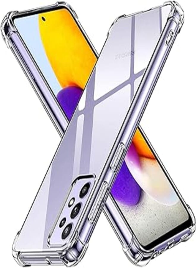 Emodil Case for Samsung Galaxy A73 5G Case Cover Clear Back Air Cushion Soft Silicone Shockproof Anti-Scratch Protective Bumper Shell Corner for Samsung Galaxy A73 5G by Emodil ®