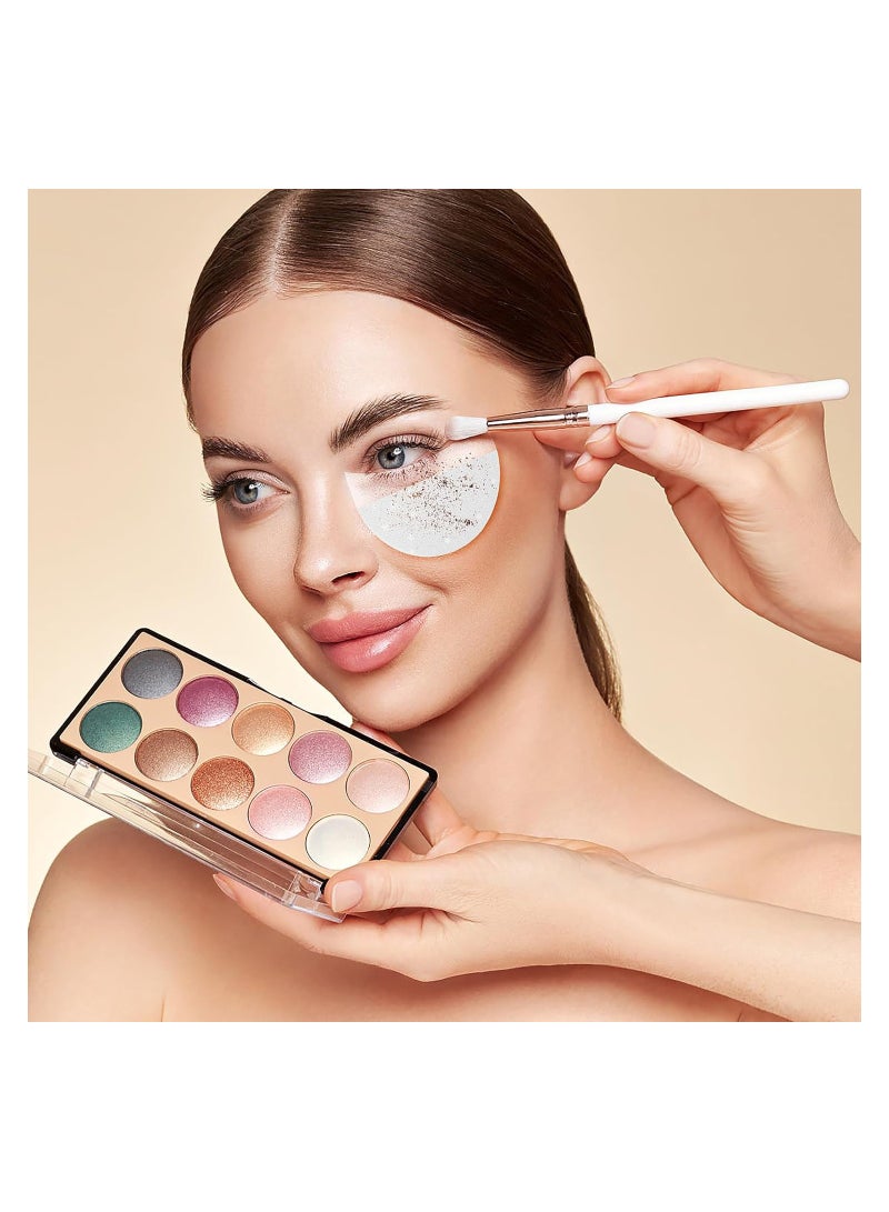 Excefore 220Pcs Eyeshadow Shields, EyeShadow Pad Stencil Lint Free Under Eye Pad Prevent Makeup Residue Half-Moon Shape EyeShadow Patches Shields for Eyeliner Eyelash Extensions Lip Makeup(Black) - Image 2