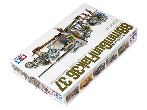 Tamiya Models German 88mm Gun Flak 3637 Model Kit - Image 5