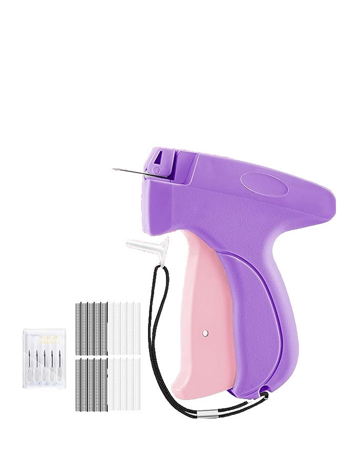 HAVEN Scopck Micro Stitchy Gun for Clothes - Handheld Mini Sewing Tagging Gun - Includes 6 Needles, 2000 Black & White Fasteners (Purple) - Image 2