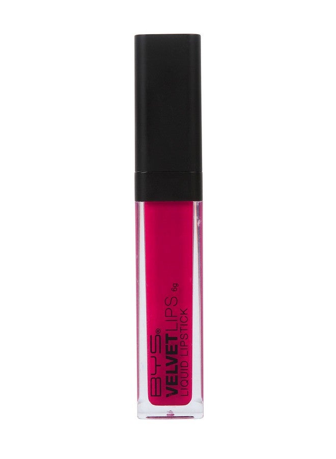 BYS Velvet Lips Liquid Lipstick Flamingo Flare Burgundy Red - Image 3
