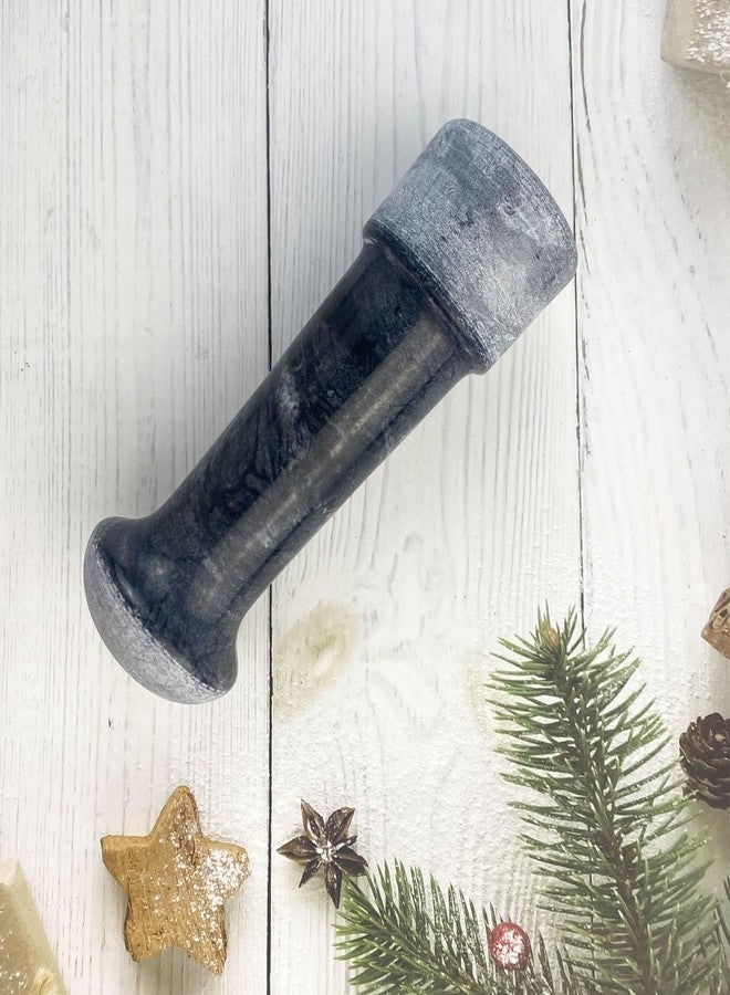 Daszui 6.3 in Granite Replacement Pestle (Only Pestle [Mortar is not Included]) Black Polishing Pestle - Image 3
