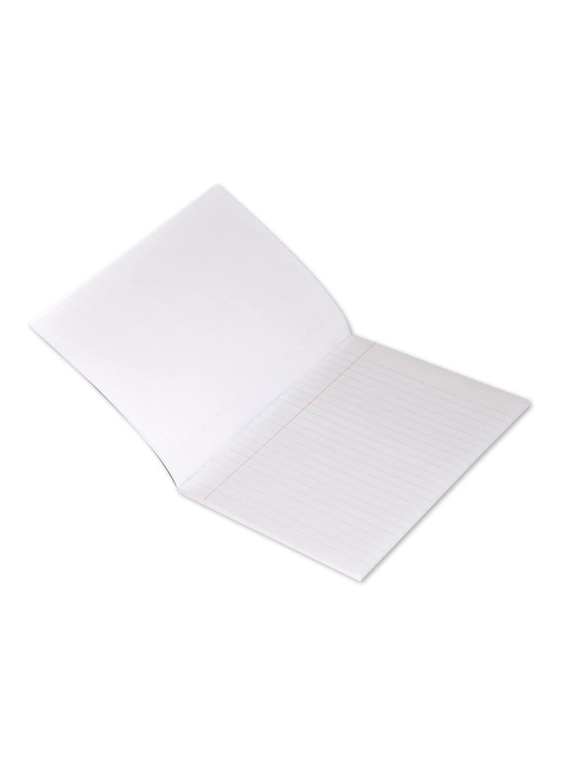 FIS دفتر تمارين 100 صفحة سطر واحد وجه واحد سادة بهامش عبوة من 12 قطعة FSEBPSL100N - Image 3