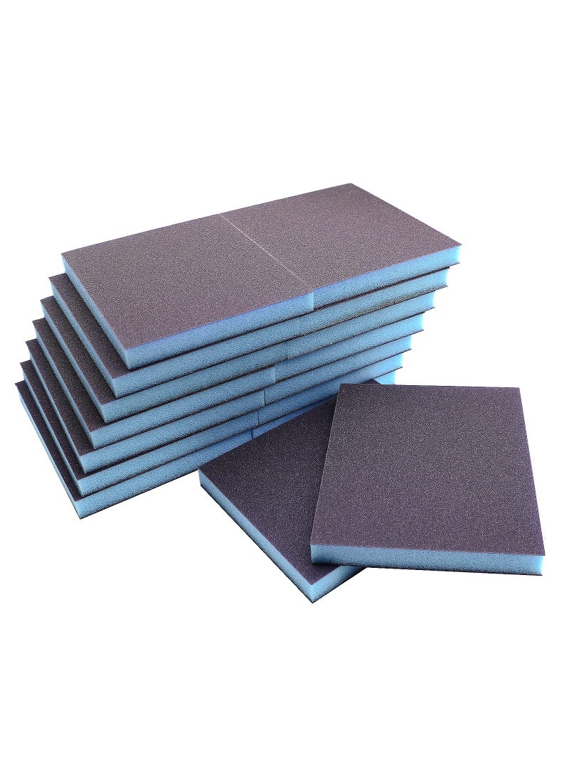 Jamiikury 16Pcs 120 Grit Sanding Sponge Jamiikury Fine Sanding Blocks Washable and Reusable Wet Dry Sandpaper Sponge for Wood Metal FurniturePaint and Drywall 