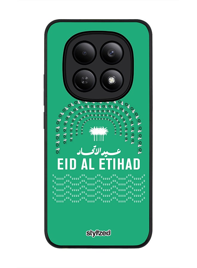 For Xiaomi Redmi Note 15 4G Case,Slim fit Camera Protection, Shockproof Thin Phone cover  - Eid Al Etihad 53 National Day Green