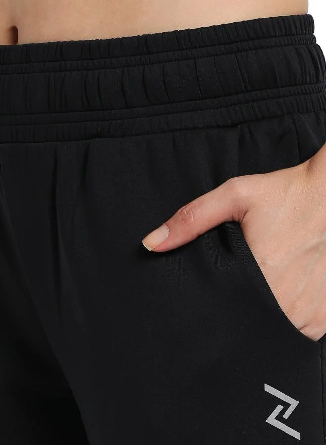 Zaecy Black Women's Cuffed Training Joggers for Women | Best Price UAE