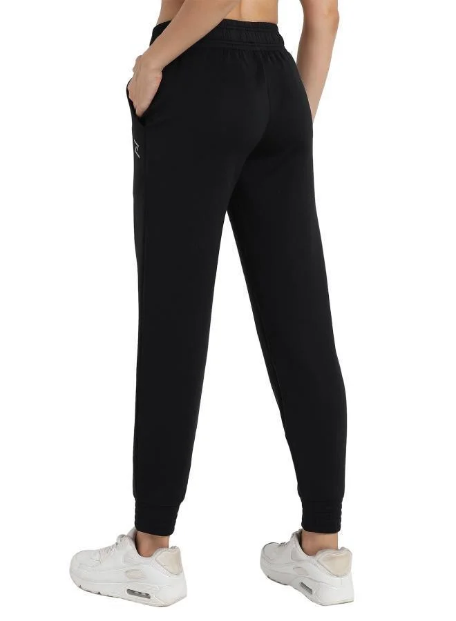 Zaecy Black Women's Cuffed Training Joggers for Women | Best Price UAE