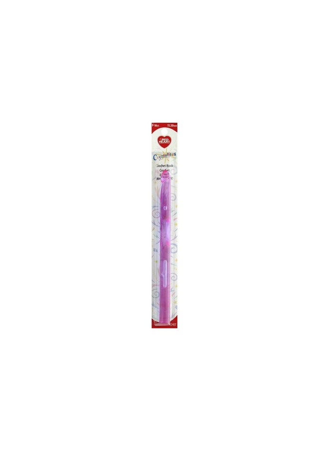 Susan Bates - Crystalites Acrylic Crochet Hookssize P/16 - Image 1
