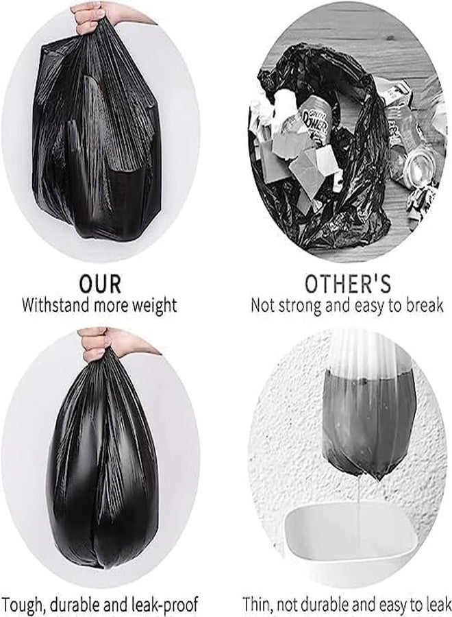 Agroha Black Garbage Bags Medium | 30 Pcs x 1 Rolls | Dustbin Bags/Trash Bags/Dustbin Covers for Wet and Dry Waste (Pack Of 3, 19X21) - Image 3
