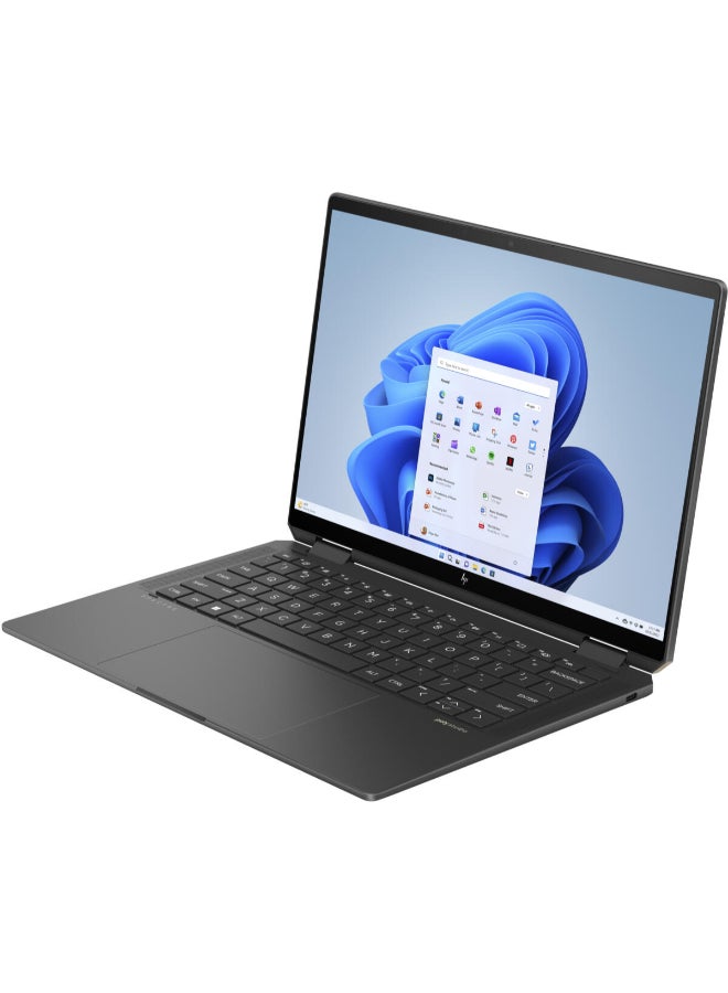 HP (Upgraded Version) 14-EU0013DX Laptop With 14-Inch Display, Intel Core Ultra 7 155H Processor/16GB RAM/512GB SSD/Intel Iris Graphics/Windows 11 / Nightfall English/Arabic Nightfall Black - Image 2