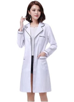 Gasin Laboratory White Coat Long Sleeve Doctor Workwear Stretch Nurse Coat  - Image 1