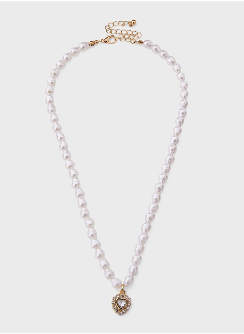 Ella Limited Edition - Layered Pearl Pendant Necklace - Image 1