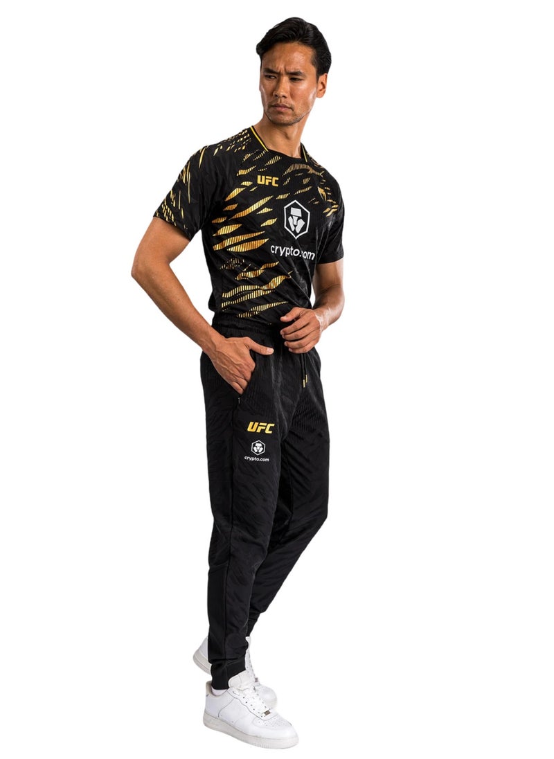 VENUM - UFC FUSION BY VENUM AUTHENTIC FIGHT NIGHT JOGGERS BLACK/GOLD - Image 1
