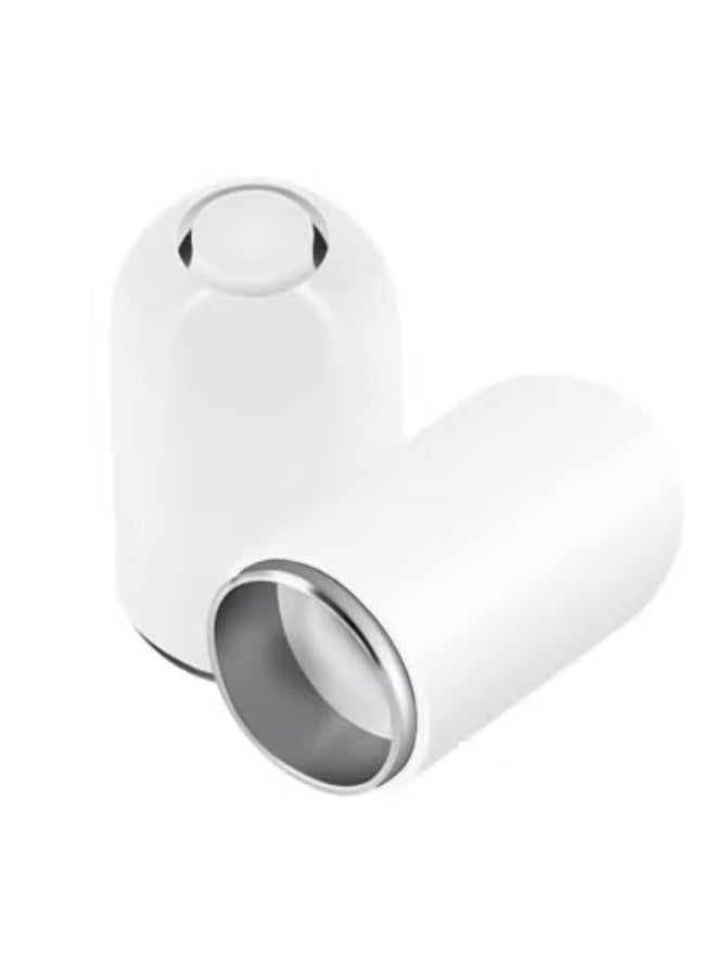 AROAQ Magnetic iPen Cap Stylus Pen Charging Protective Cap for Apple Pencil 1st Generation White - Image 3