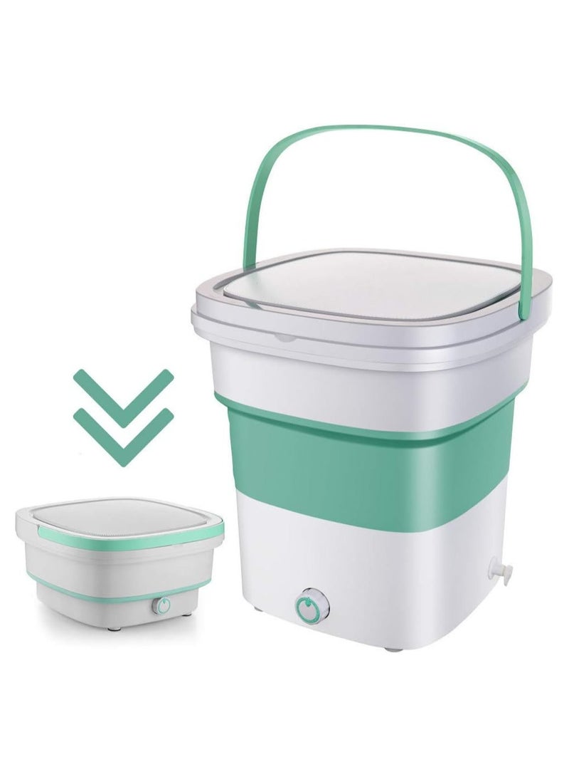 Mini Foldable Washing Machine, Portable Washing Machine - Ultrasonic Cleaning Machine, Small Automatic Portable Folding Washing Machine (Multicolour)  - Image 1