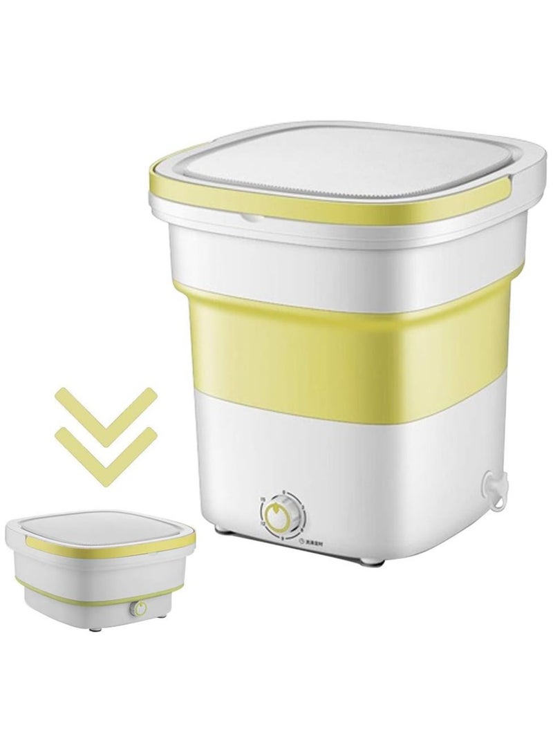 Mini Foldable Washing Machine, Portable Washing Machine - Ultrasonic Cleaning Machine, Small Automatic Portable Folding Washing Machine (Multicolour)  - Image 2