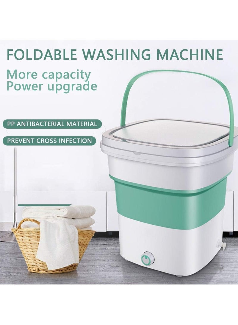 Mini Foldable Washing Machine, Portable Washing Machine - Ultrasonic Cleaning Machine, Small Automatic Portable Folding Washing Machine (Multicolour)  - Image 3