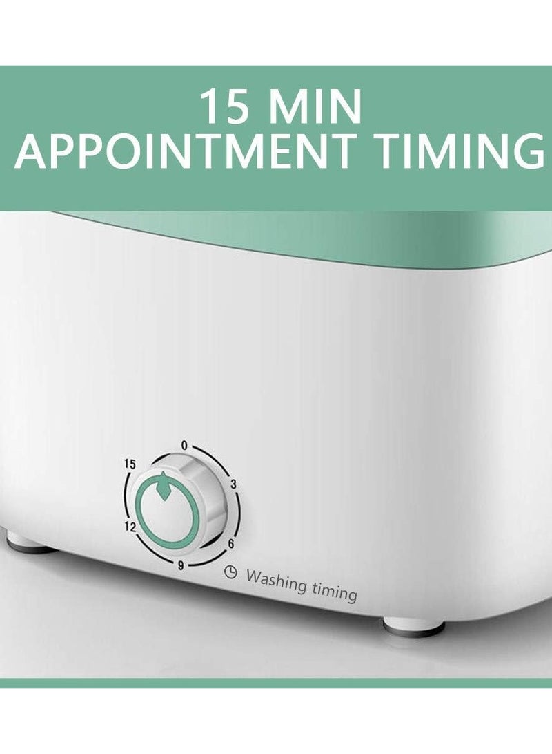 Mini Foldable Washing Machine, Portable Washing Machine - Ultrasonic Cleaning Machine, Small Automatic Portable Folding Washing Machine (Multicolour)  - Image 5
