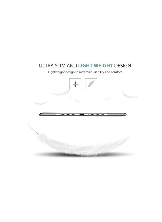 Procases Smart Case For Ipad Air 1St Edition, Ultra Slim Lightweight Stand Protective Case Shell With Translucent Frosted Back Cover For Apple Ipad Air 2013 Model (A1474 A1475 A1476) -Black - Image 3