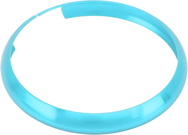 Sky Blue Aluminum Alloy Smart Key Fob Trim Replacement Decorative Ring Fits Mini R55 R56 R57 R58 R59 R60 Scratch Dent Protection - Image 1