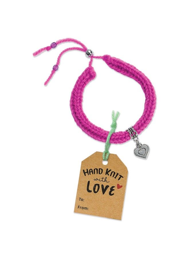 Creativity for Kids Quick Knit Charm Bracelets Create 10 Diy Friendship Bracelets Kids Jewelry Making Kit - Image 5