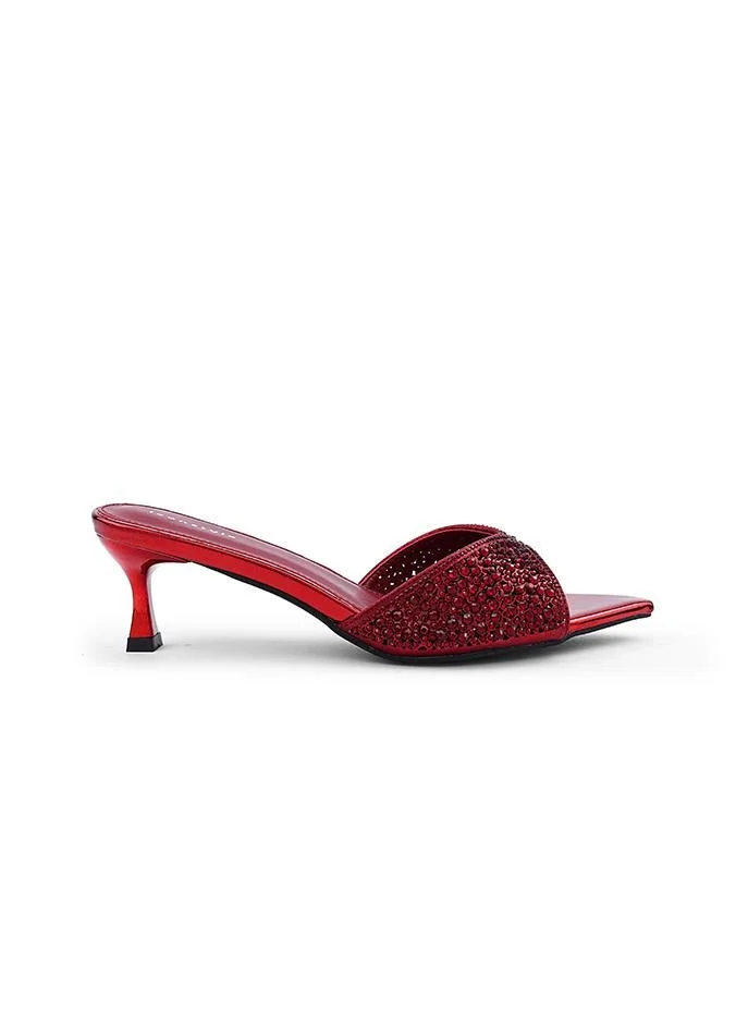 أيقون Modern open-toe slipper with sleek silhouette.