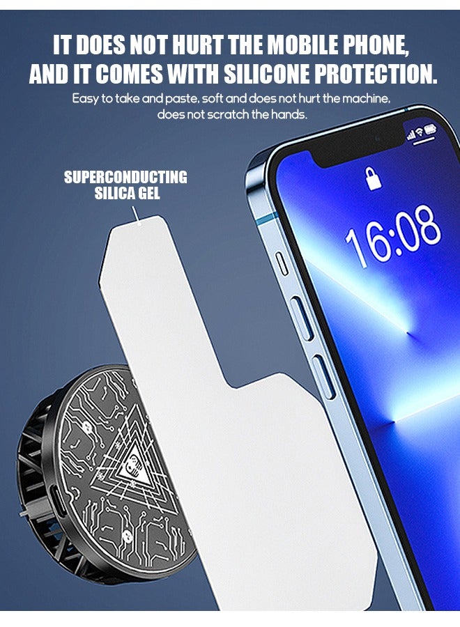 2 Pcs Phone Cooling Pad, Phone Uniform Heat Plate, Universal Phone Cellphone Radiator - Image 4