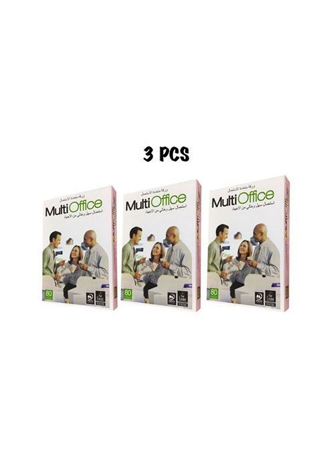 Multi Office Multioffice paper pack of 3 80gm