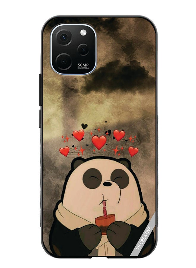 VR CREATIVE Protective Case Cover For Huawei Enjoy 50z Panda Design Multicolour - Image 1