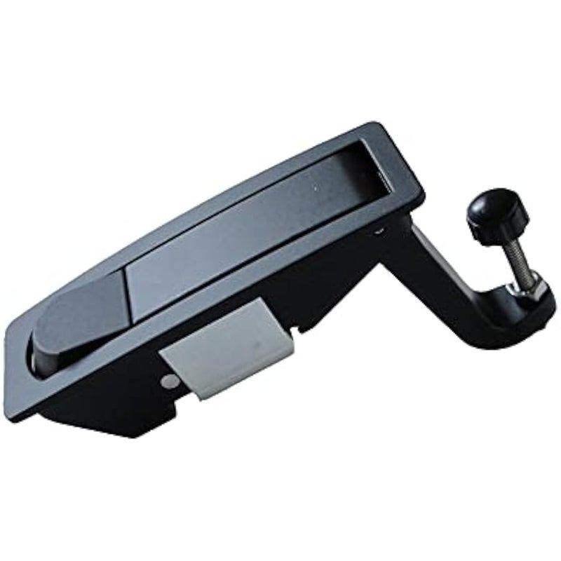 دبليو جيه اس كيه دي كيو 2 قطعة مزلاج ضغط سلسلة قفال من خليط معدني من الزنك قابل للتعديل يعمل باليد، اسود، SM606 1 - Image 5