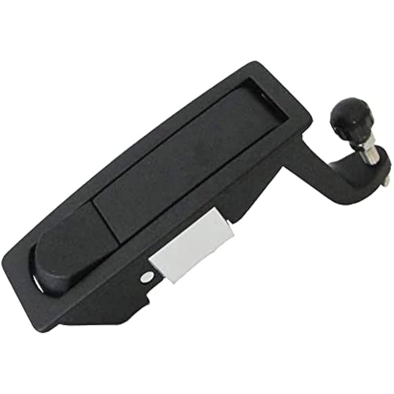 دبليو جيه اس كيه دي كيو 2 قطعة مزلاج ضغط سلسلة قفال من خليط معدني من الزنك قابل للتعديل يعمل باليد، اسود، SM606 1 - Image 2