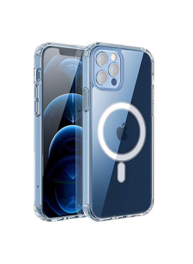 Generic - IPhone16promax Transparent Magnetic Mobile Phone Case For Magsafe Apple 15pro Wireless Charger Protective Case-Color:Transparent Magnetic Shell-bag-Applicable Model:iPhone XSMAX - Image 1